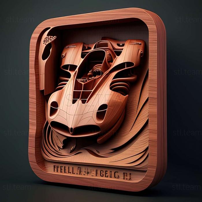 3D model TeDrive Ferrari Racing Legends game (STL)